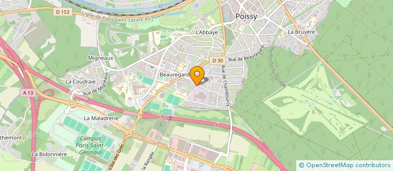 localisation de l'entreprise KFS MOTORS  POISSY