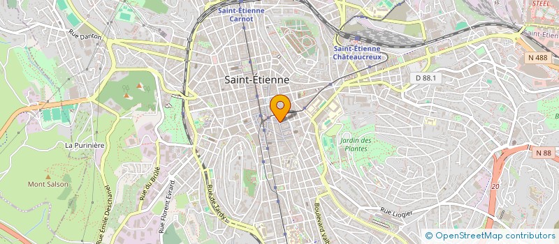 localisation de l'entreprise KFSJ  SAINT-ETIENNE