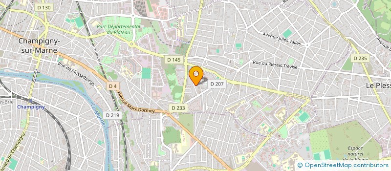 localisation de l'entreprise KFSP à CHAMPIGNY-SUR-MARNE