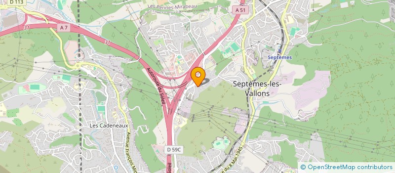 localisation de l'entreprise KFT IMMO à SEPTEMES-LES-VALLONS