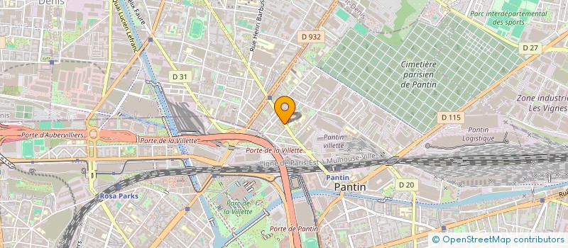 localisation de l'entreprise KFTAJI  PANTIN