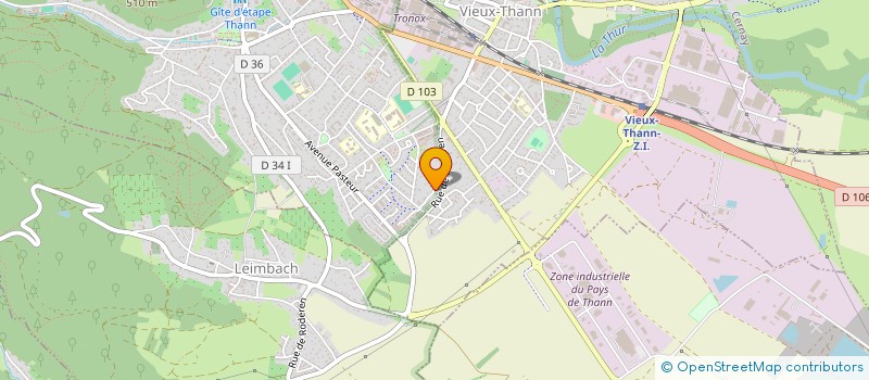 localisation de l'entreprise KFTAS  THANN