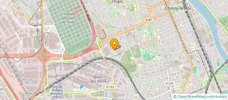 localisation de l'entreprise KFV MUZIK  THIAIS