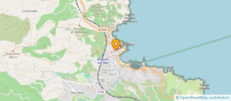 localisation de l'entreprise KG 2025  BANYULS-SUR-MER