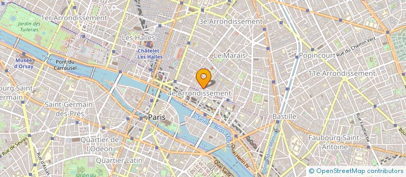 localisation de l'entreprise KG BIS à PARIS