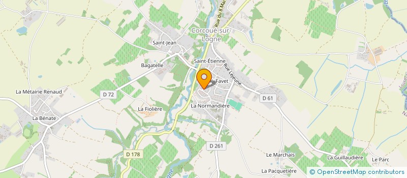 localisation de l'entreprise KG'ELEC  TOUVOIS