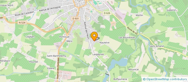 localisation de l'entreprise KG ELUSATE EARL à EAUZE