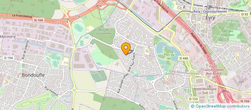 localisation de l'entreprise KG FIGHTING  EVRY-COURCOURONNES