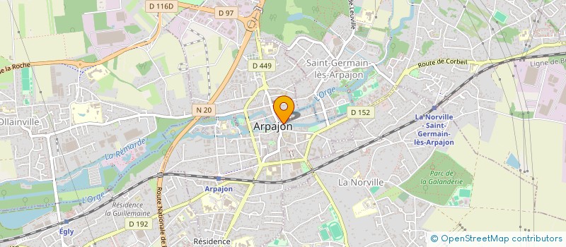 localisation de l'entreprise KG FIT à ARPAJON
