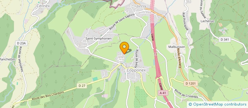 localisation de l'entreprise KG IMMO 74  COPPONEX