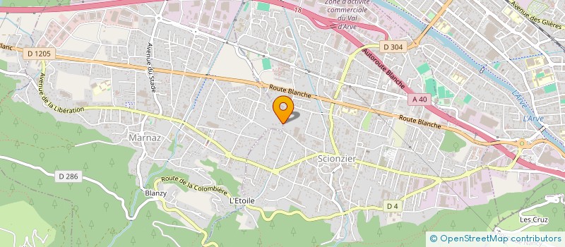 localisation de l'entreprise KG IMMO  MARNAZ