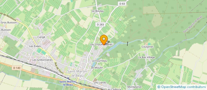 localisation de l'entreprise KG IMMO  SAINT-MARTIN-LE-BEAU