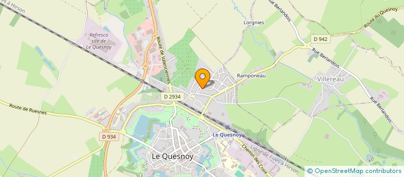 localisation de l'entreprise KG-IT à VILLEREAU