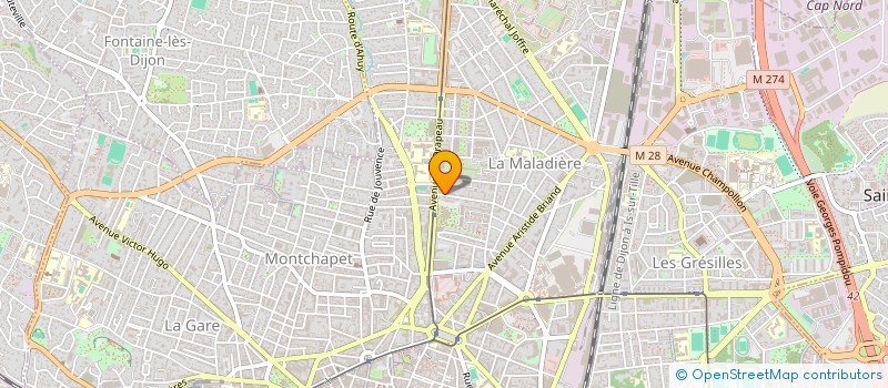 localisation de l'entreprise KG PATRIMOINE à DIJON