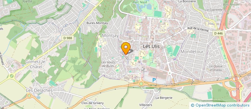 localisation de l'entreprise KG RENOVATION à LES ULIS