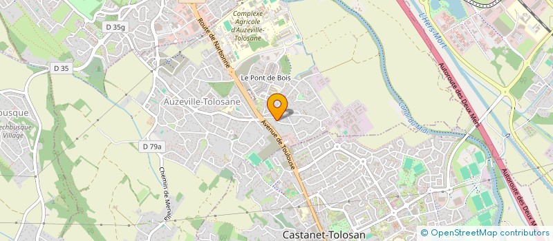 localisation de l'entreprise KG SECURITY à CASTANET-TOLOSAN