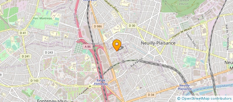 localisation de l'entreprise KG SERVICES à FONTENAY-SOUS-BOIS