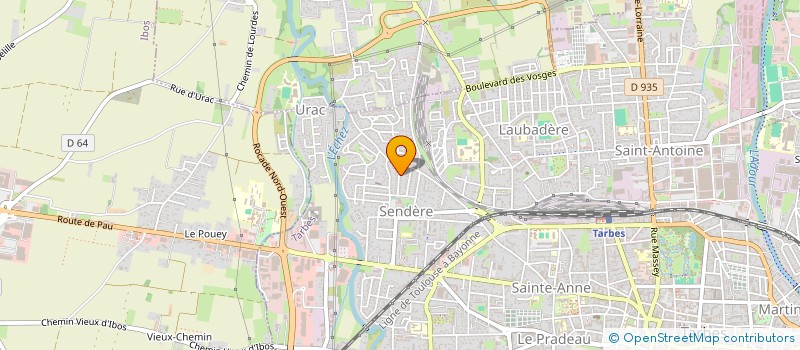 localisation de l'entreprise KG7 ESTATE  TARBES