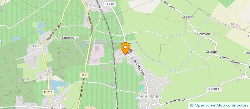 localisation de l'entreprise KGB  LUDON-MEDOC