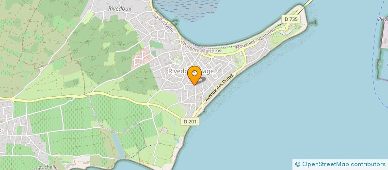 localisation de l'entreprise KGB IMMO  RIVEDOUX-PLAGE