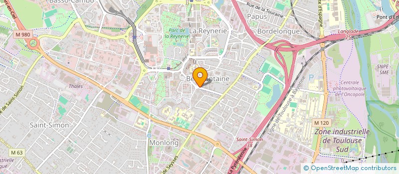 localisation de l'entreprise KGB SYNERGIE à TOULOUSE