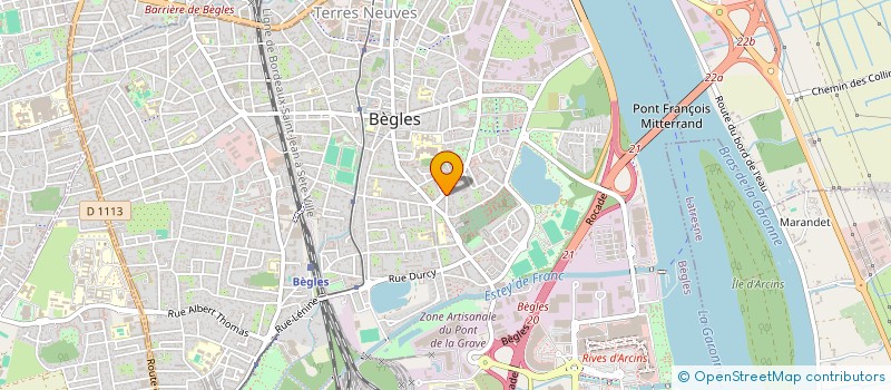 localisation de l'entreprise KGBOR à BEGLES