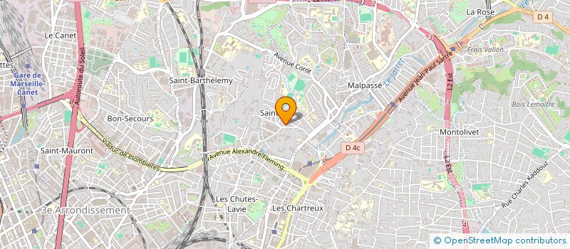 localisation de l'entreprise KGC IMMO à MARSEILLE