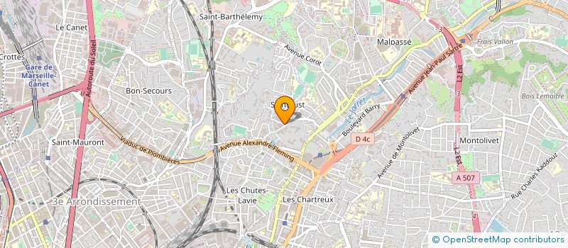 localisation de l'entreprise KGC RENOVATION à MARSEILLE