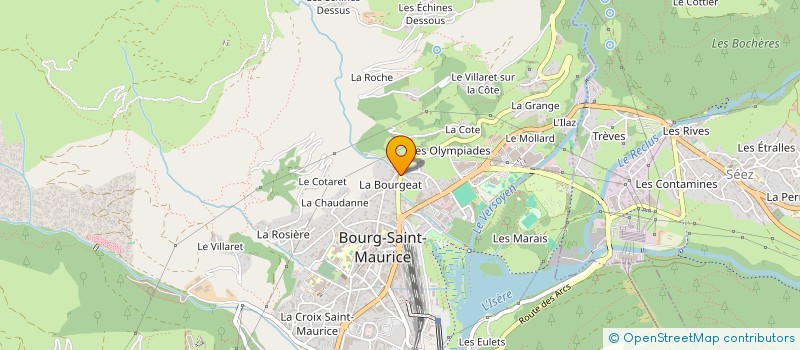 localisation de l'entreprise KGCAS  BOURG-SAINT-MAURICE