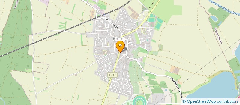 localisation de l'entreprise KGE  WEYERSHEIM