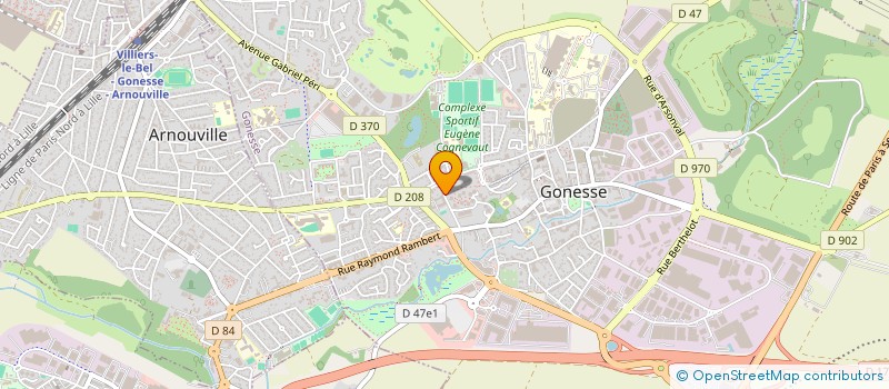 localisation de l'entreprise KGE INVEST  GONESSE