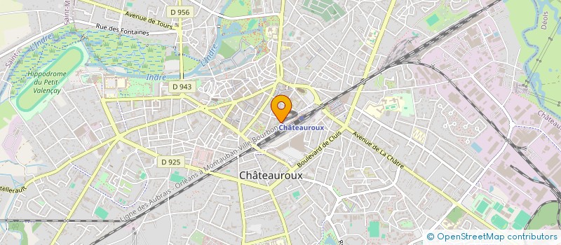 localisation de l'entreprise KGEOCOM à CHATEAUROUX