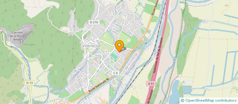 localisation de l'entreprise KGF  VILLENEUVE