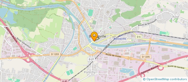 localisation de l'entreprise KGK TRAVAUX INTERIEURS  BONNEVILLE