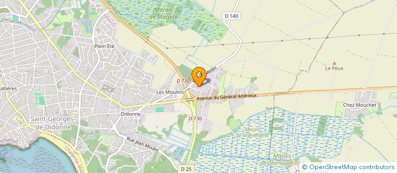 localisation de l'entreprise KGLA  SAINT-GEORGES-DE-DIDONNE