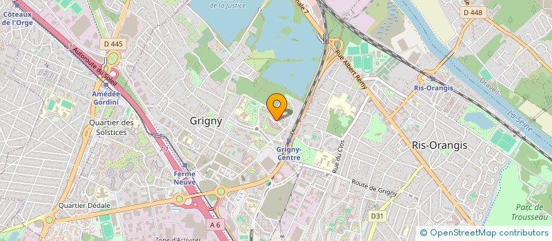 localisation de l'entreprise KGM à GRIGNY