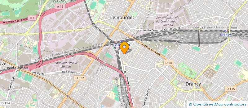 localisation de l'entreprise KGMA BAT à DRANCY