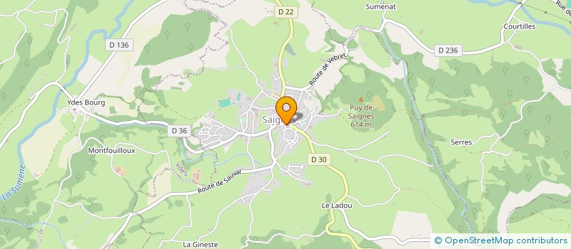 localisation de l'entreprise KGP à SAIGNES