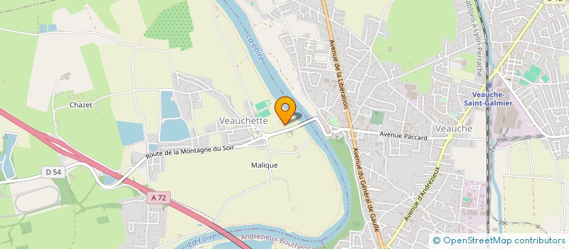 localisation de l'entreprise KGP GAMES  VEAUCHETTE