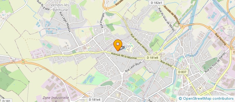 localisation de l'entreprise KGPRINT  ANNEZIN