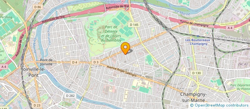 localisation de l'entreprise KGRIP à CHAMPIGNY-SUR-MARNE