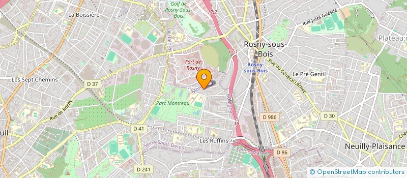 localisation de l'entreprise KGS ACADEMY à ROSNY-SOUS-BOIS