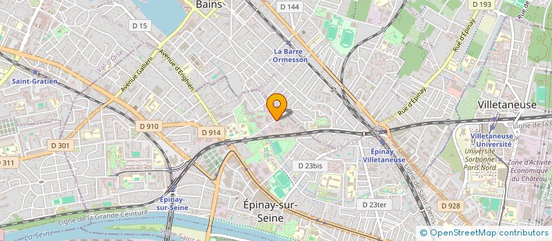 localisation de l'entreprise KGS BEAUTY & EVENT'S à EPINAY-SUR-SEINE