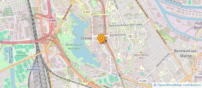 localisation de l'entreprise KGV à CRETEIL