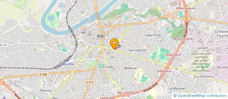 localisation de l'entreprise KGV DISTRIBUTION à ALBI
