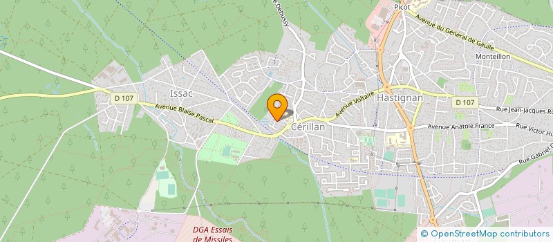 localisation de l'entreprise KH AQUITAINE TAXI  SAINT-MEDARD-EN-JALLES