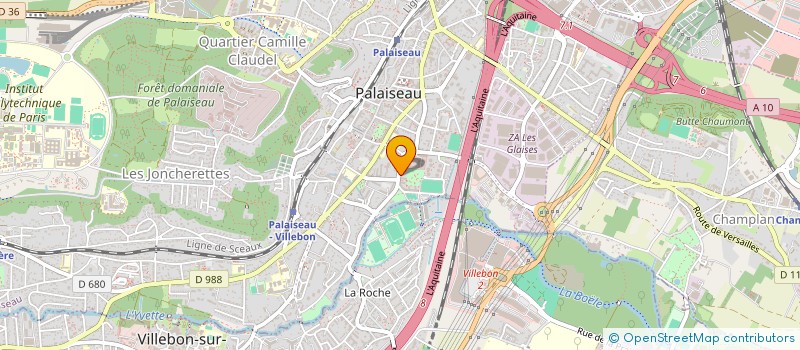 localisation de l'entreprise KH BARRY à PALAISEAU