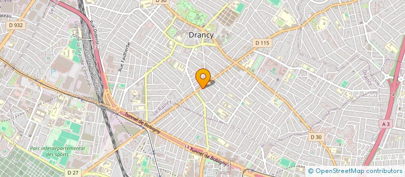 localisation de l'entreprise KH BATI à DRANCY