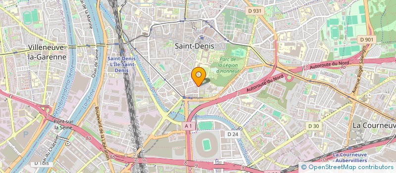 localisation de l'entreprise KH BATIMENT à SAINT-DENIS