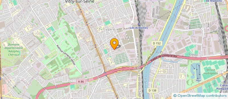 localisation de l'entreprise KH BTP à VITRY-SUR-SEINE